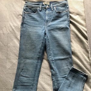 Madewell 10 inch High Rise Skinny Jeans